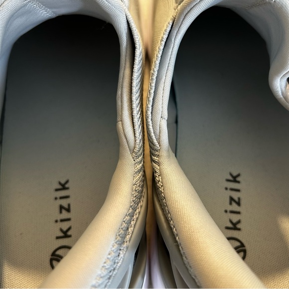 KIZIK, Size 14, ATHENA SLIP ON SNEAKERS, Slate Grey - Picture 9 of 13